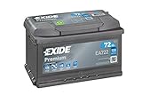Exide EA722 Premium Carbon Boost Autobatterie 12V 72Ah 720A