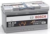 Bosch S5A13 - Autobatterie - 95A/h - 850A - AGM-Technologie - angepasst für Fahrzeuge mit Start/Stopp-System, 353 x 175 x 190 mm