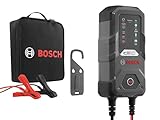 Bosch C30 Kfz-Batterieladegerät, 3,8 Ampere, mit Erhaltungsfunktion - für 6 V / 12 V Blei-Säure, WET, EFB, GEL, AGM und offene VRLA-Batterien, Grau