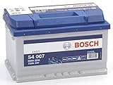 Bosch S4007 - Autobatterie - 72A/h - 680A - Blei-Säure-Technologie - für Fahrzeuge ohne Start-Stopp-System
