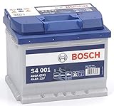Bosch S4001 - Autobatterie - 44A/h - 440A - Blei-Säure-Technologie - für Fahrzeuge ohne Start-Stopp-System
