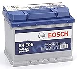 Bosch S4E05 - Autobatterie - 60A/h - 640A - EFB-Technologie - angepasst für Fahrzeuge mit Start/Stopp-System