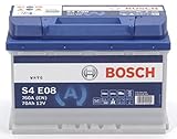 Bosch S4E08 - Autobatterie - 70A/h - 760A - EFB-Technologie - angepasst für Fahrzeuge mit Start/Stopp-System