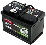 MOLL EFB start/stop Starterbatterie 12V Autobatterie (Moll EFB 82070)
